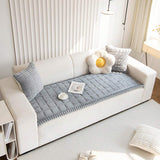 Fuzzy Couch Covers For Pets Couch Protector For Dogs Garden Chic Cotton Protective Couch Cover Thick Cushion Anti-Slip Durable Couch Pad Pet Mat Bed Couch Cover